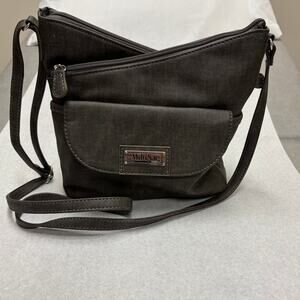 Multi Sac Gray Vista Split-core Faux Leather Crossbody Bag